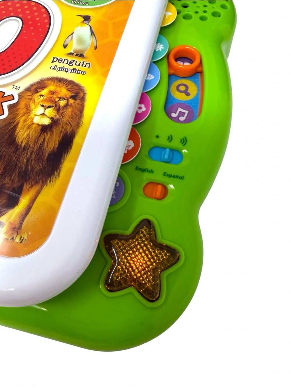 Leapfrog 100 Animals Educational Interactive Book Teaches English & Spanish EUC